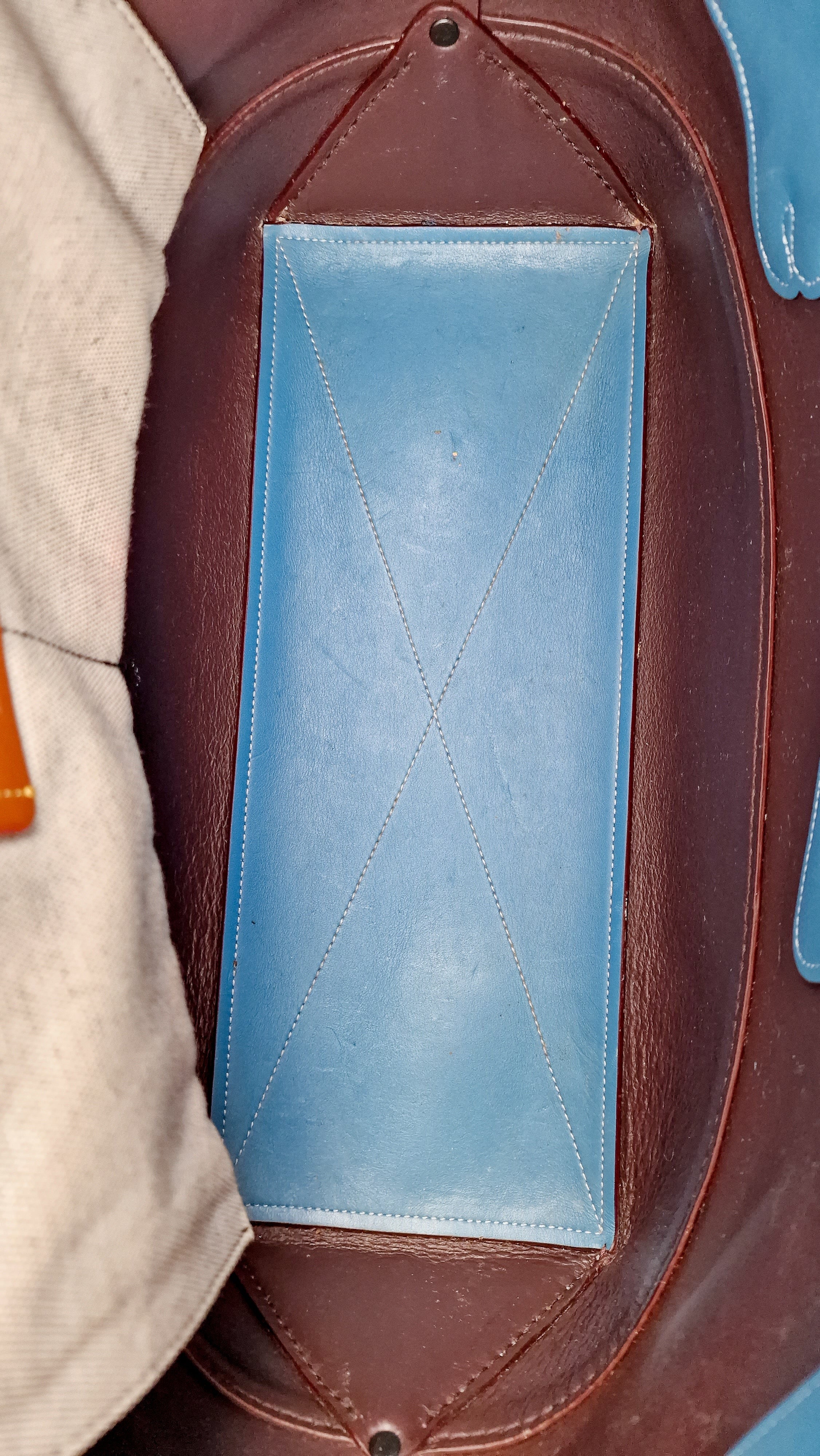 RARE Coach 1941 Gotham Tote with Space Patches Nasa Bag With Space Rexy in Blue & Black Leather Colorblock - Coach 11487 - Image 6