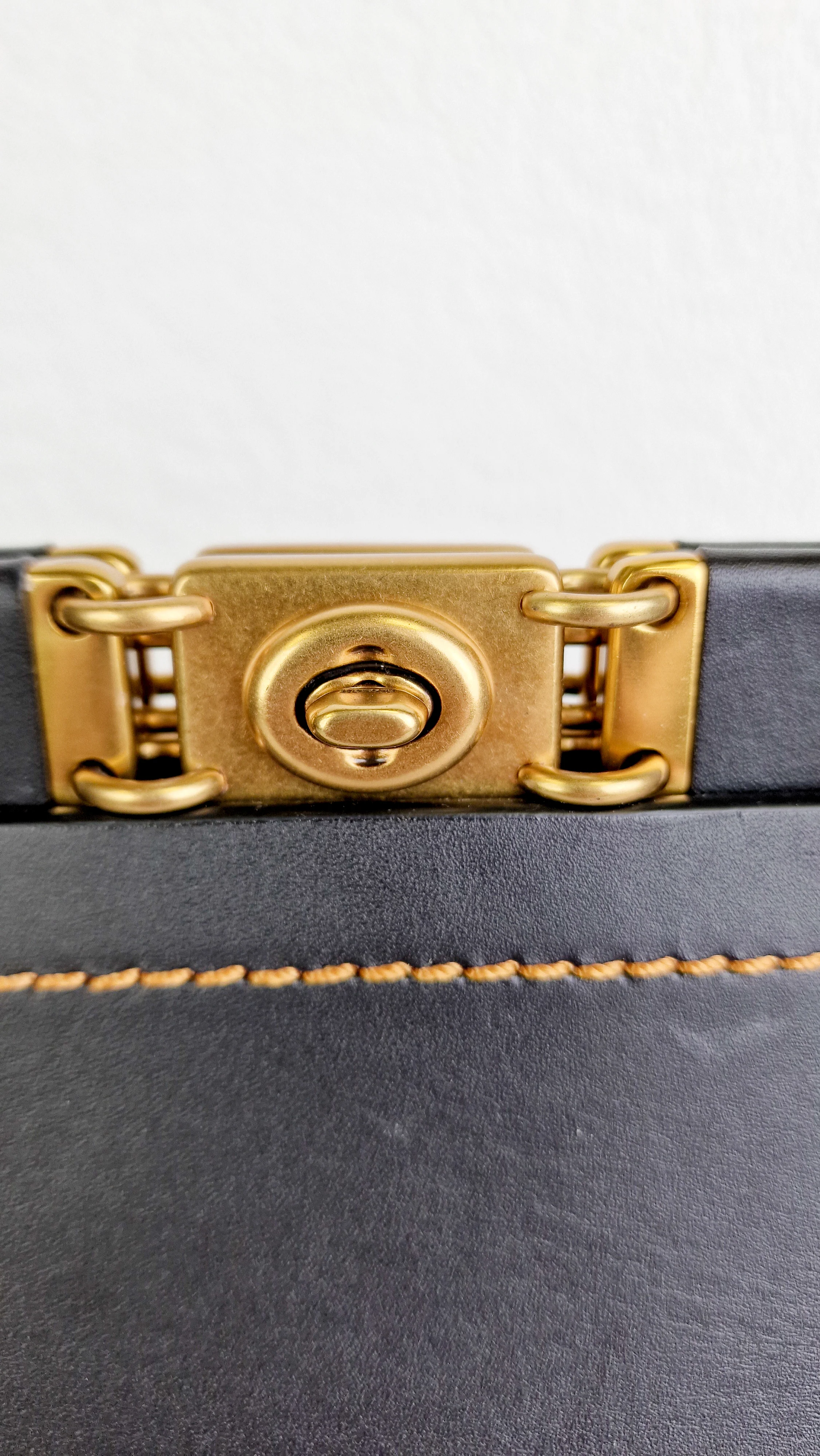Coach 1941 Troupe Carryall in Black Smooth & Pebbled Leather - Handbag Tote Crossbody Bag - Coach 78159 - Image 4