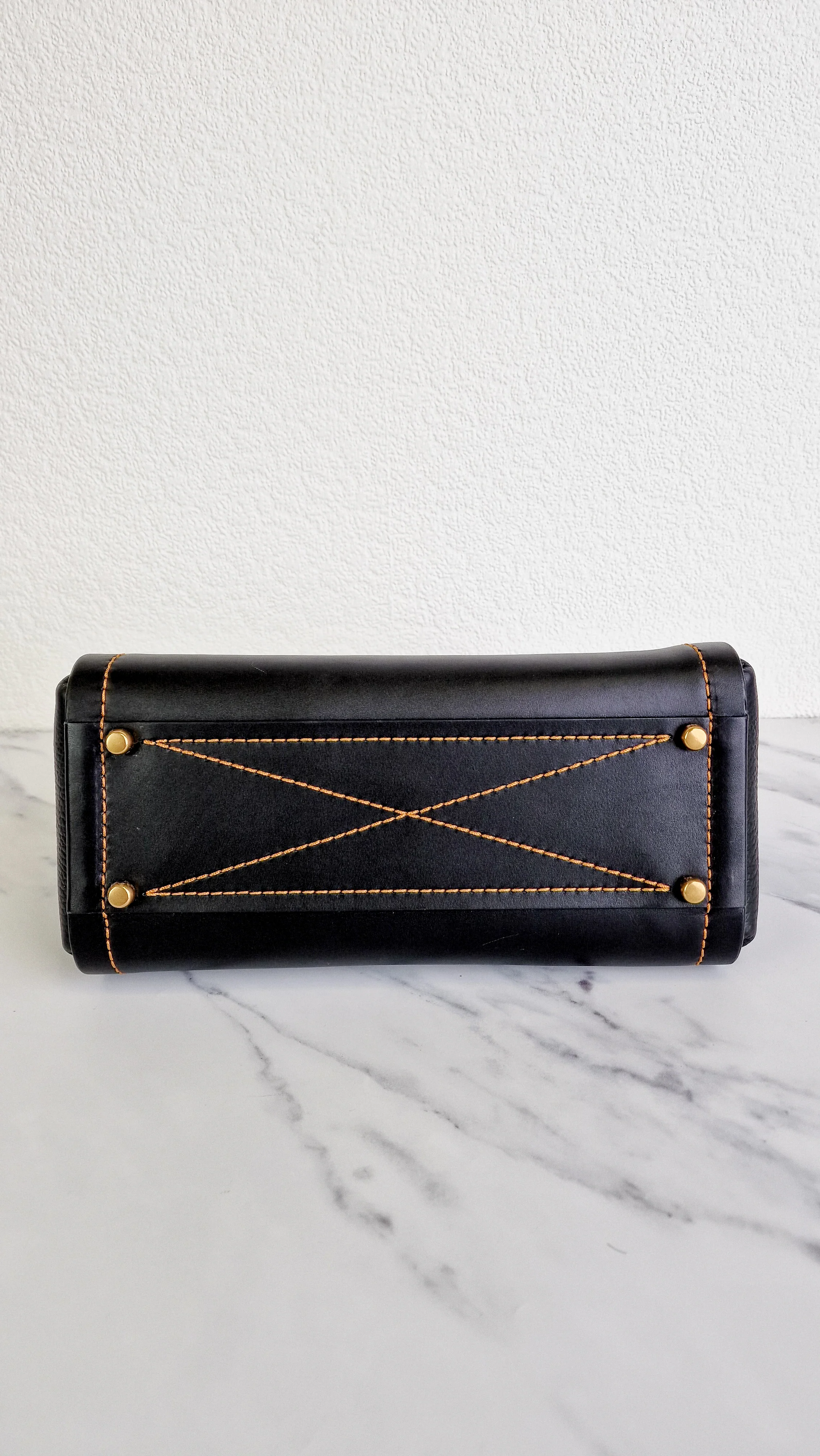 Coach 1941 Troupe Carryall in Black Smooth & Pebbled Leather - Handbag Tote Crossbody Bag - Coach 78159 - Image 9
