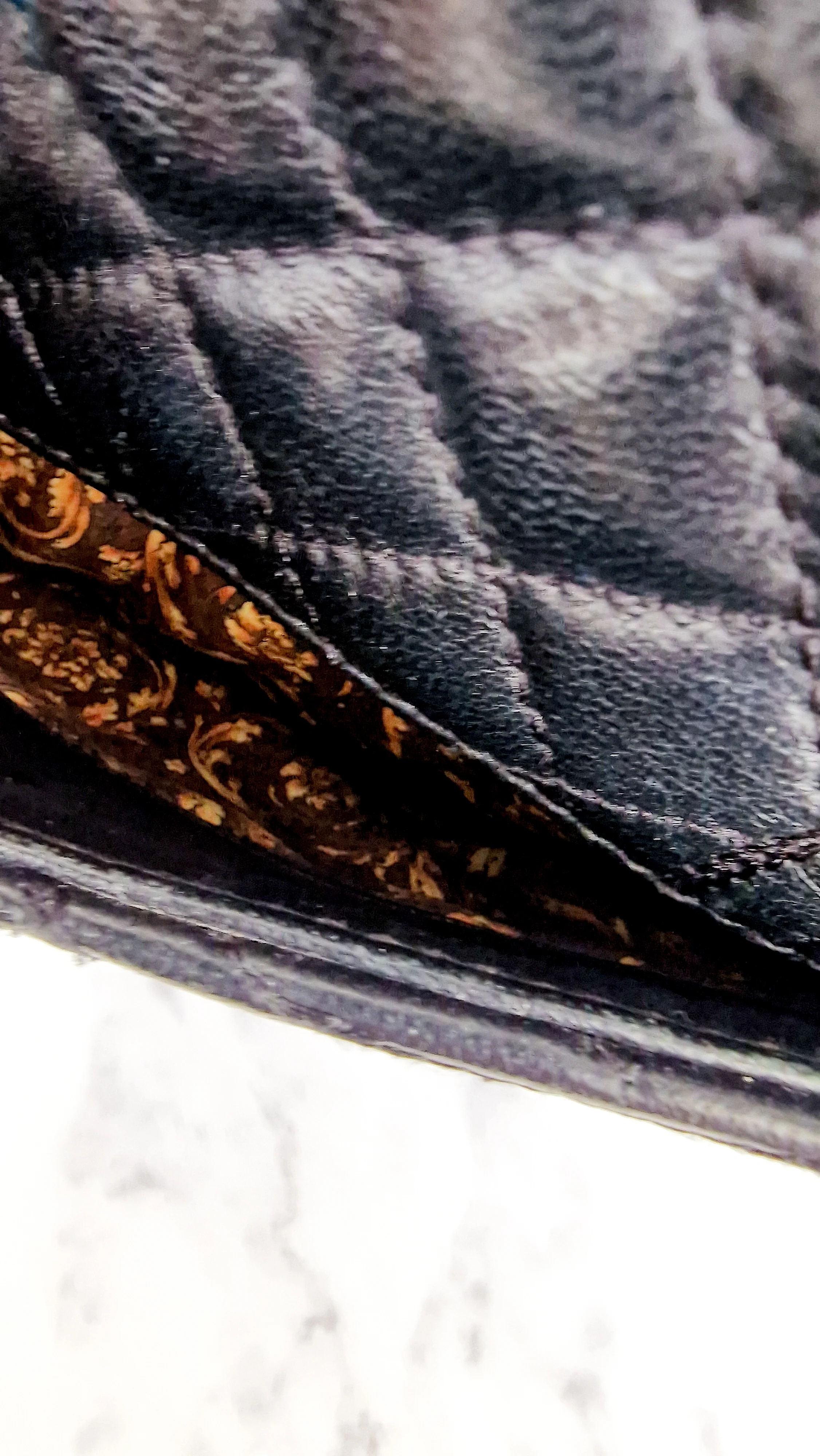 Versace Vanitas Altea Baroque Quilted Leather Black Handbag with Medusa Tassel - Image 7